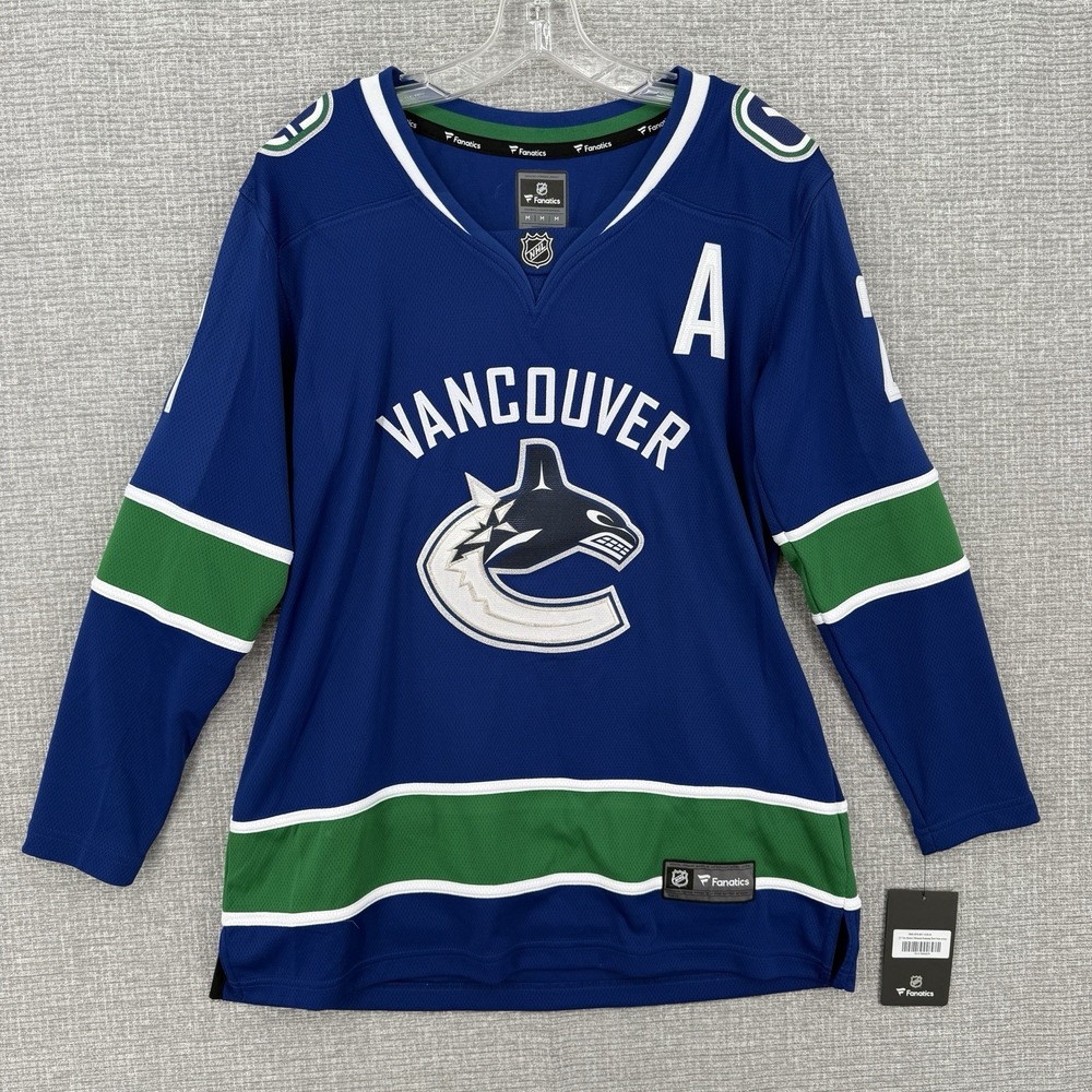 Fanatics Vancouver Canucks Breakaway NHL Jersey Women XL Custom Louisa You 21